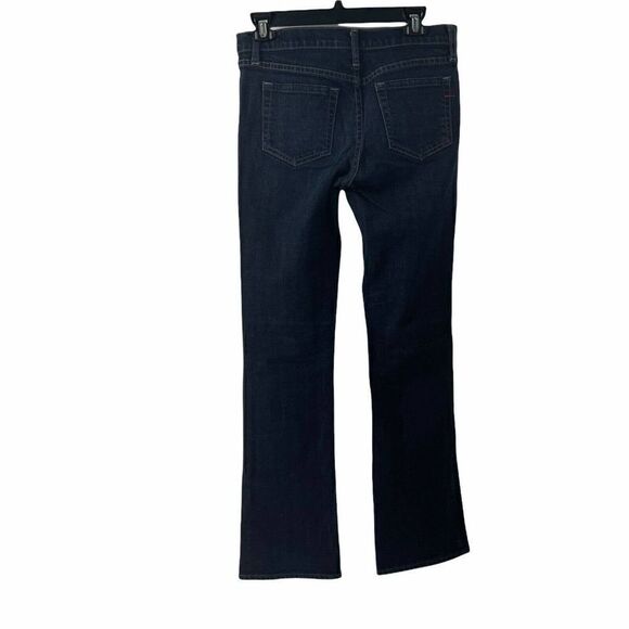 GAP Stretch Bootcut Jeans Womens Size 2L 2 Long Dark Wash Denim Low Rise Classic - Picture 2 of 5